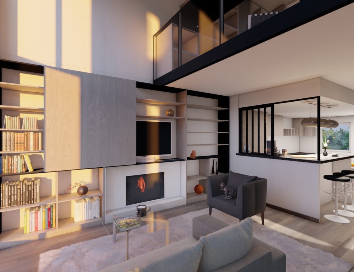 photo Rénovation et création d'un duplex à Levallois-Perret Agence HYFA