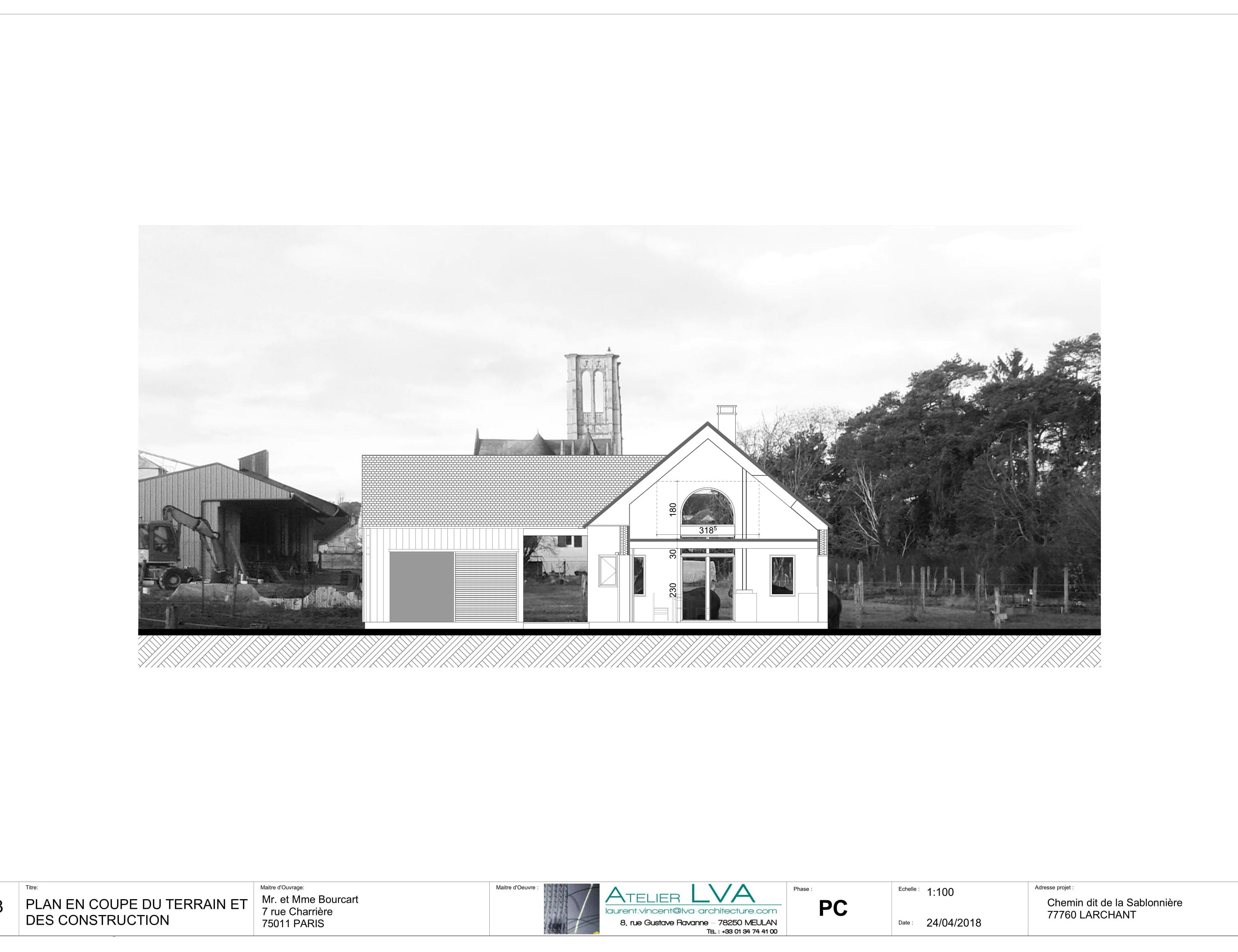 photo Projet de construction d'une Maison Atelier Lva