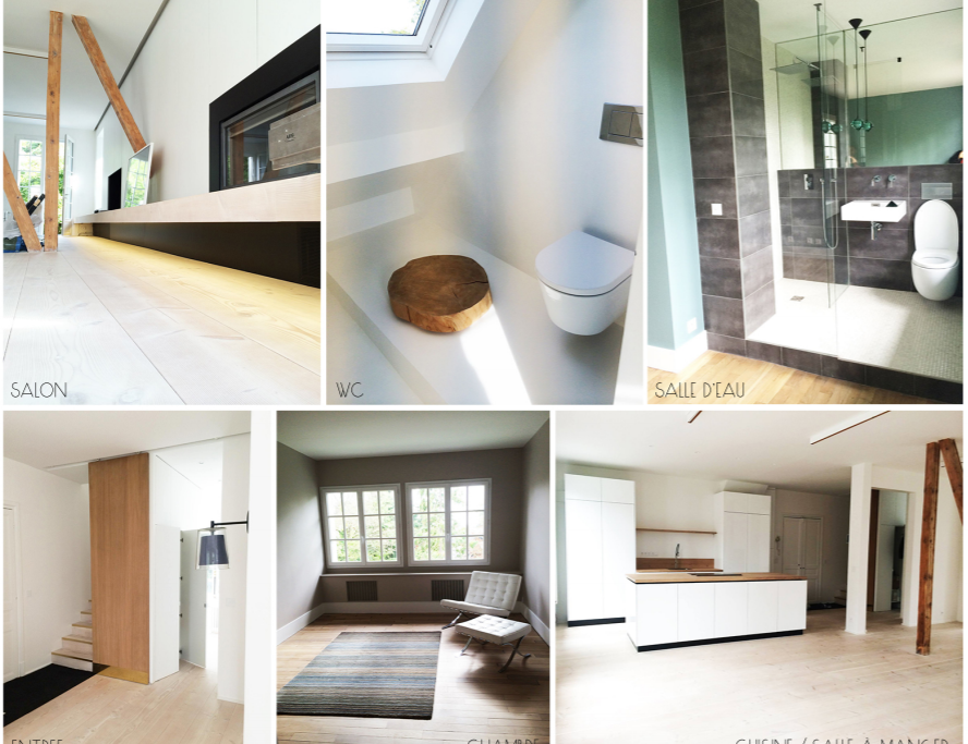 photo Rénovation complète d'une maison de 180m2 à Garches Hadrien Leroy - Architecte hemea