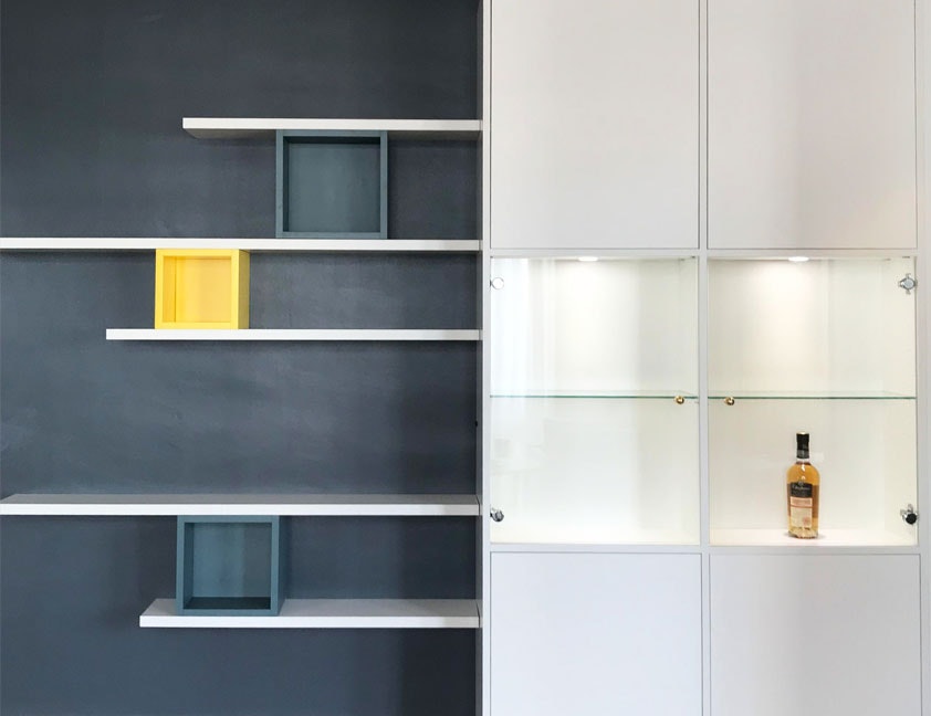 photo Bibliothèques sur-mesure Kea-studio
