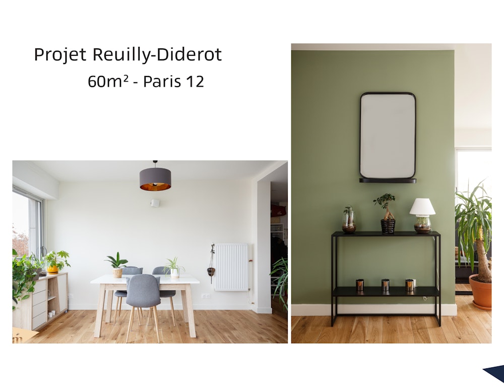 photo Projet Reuilly-Diderot - 60m² - Paris 12 Léa Mast - Architecte d'intérieur hemea