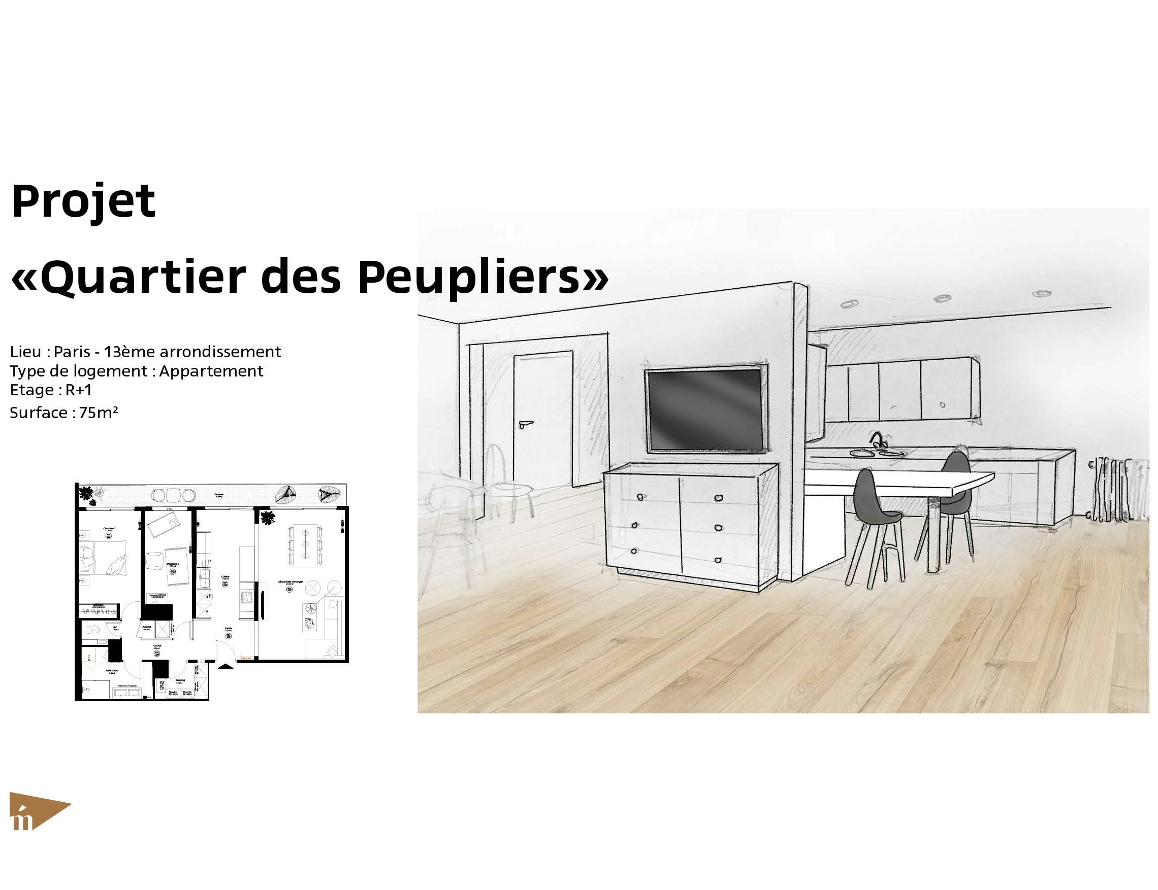 photo Quartier des peupliers Manon Le Gall - Architecte hemea