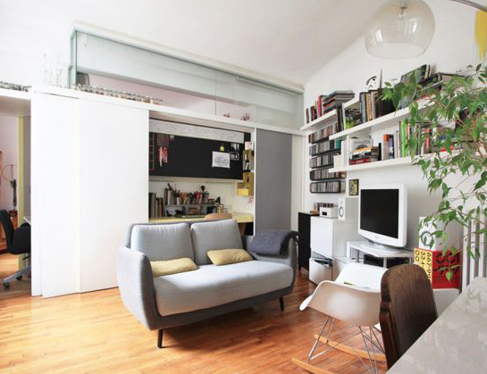 photo Restructuration d'un appartement de 45m2 dans un immeuble des années 40 Nec+ Architectes