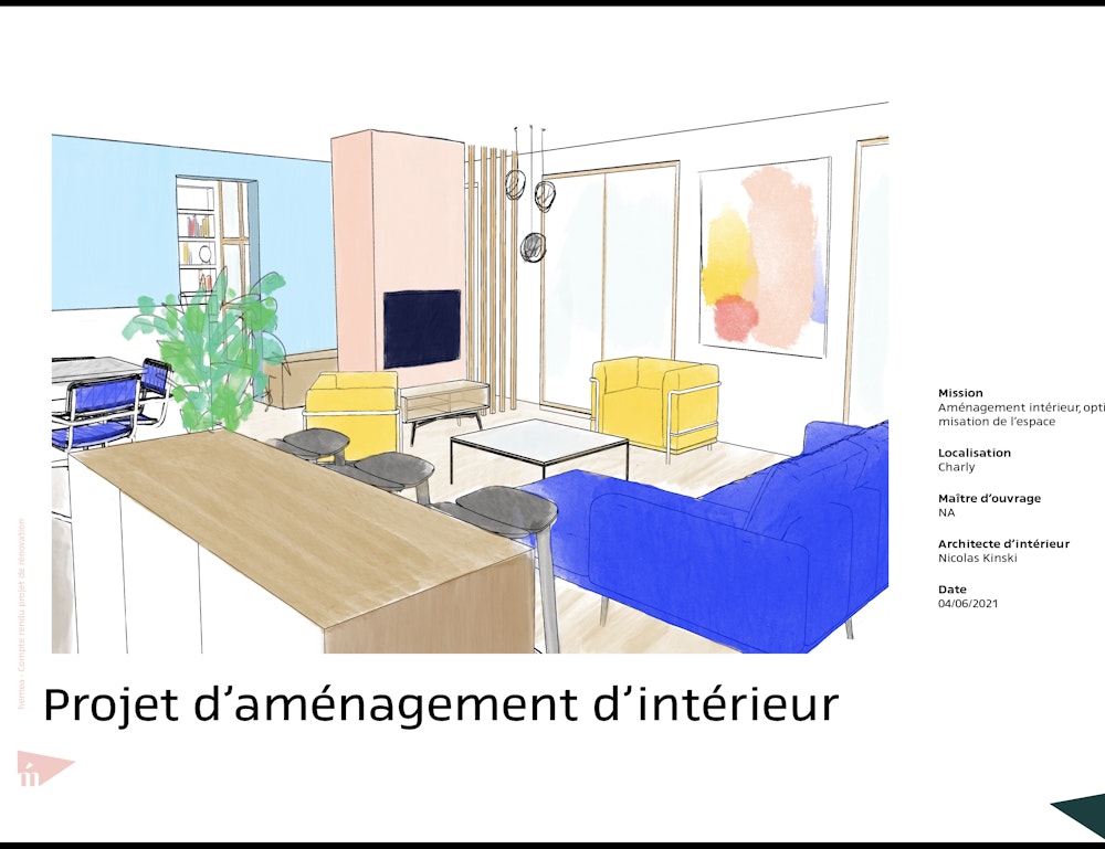 photo Dossier de plans I Maison individuelle Charly Nicolas KINSKI, Architecte d'intérieur hemea