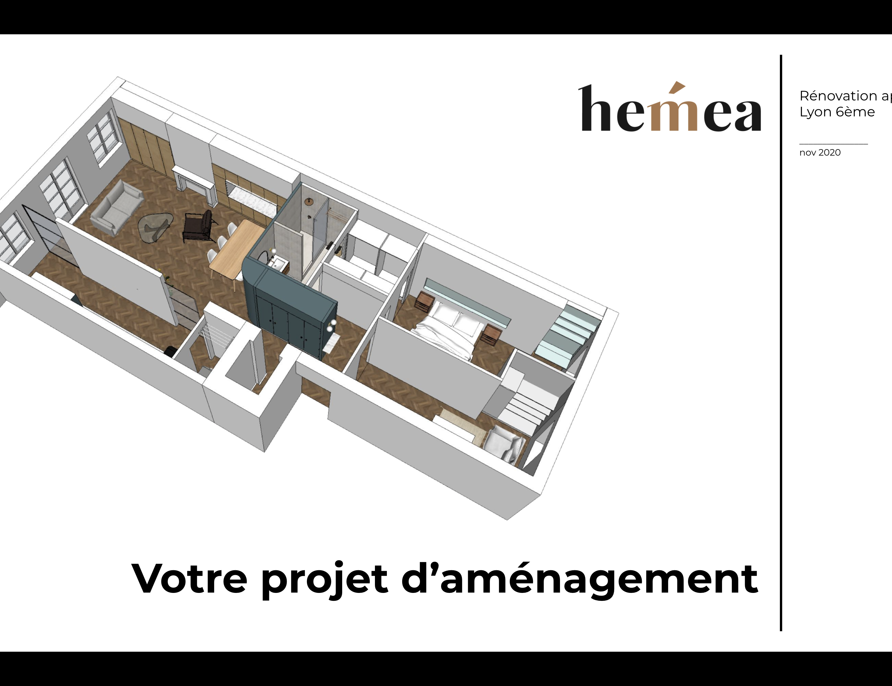 photo Conception et aménagement I appartement Lyon 6ème Nicolas Kinski, Architecte d'intérieur