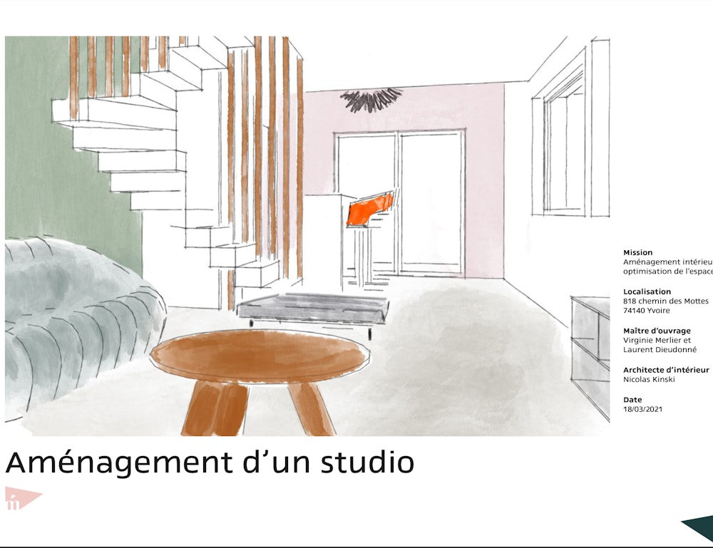 photo Aménagement I studio Yvoire Nicolas KINSKI, Architecte d'intérieur hemea