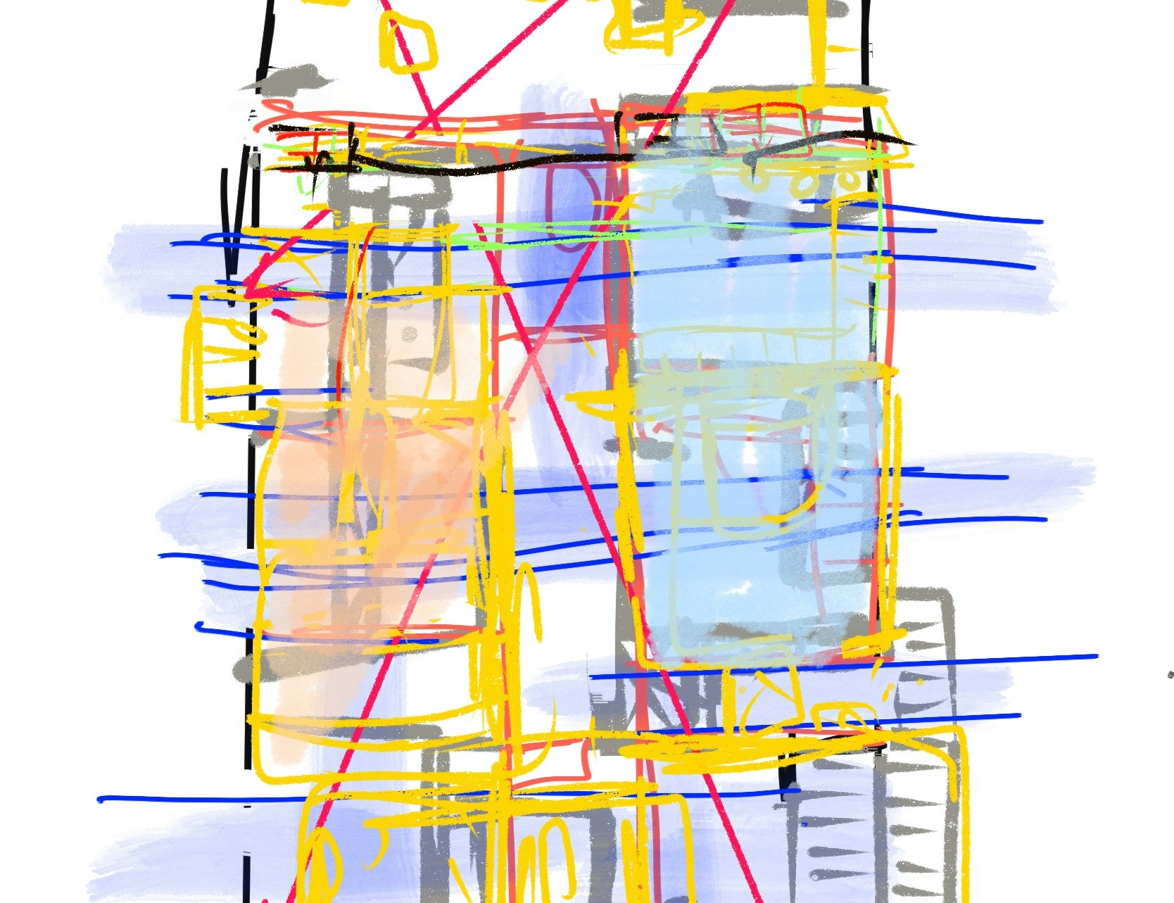 photo Croquis de conception I maison individuelle Caluire Nicolas Kinski, Architecte d'intérieur
