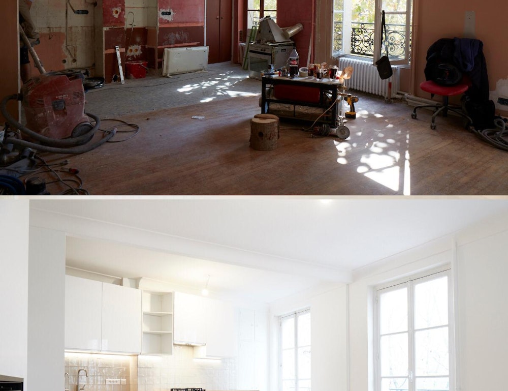 photo Rénovation d'un appartement avant/ après Renovar