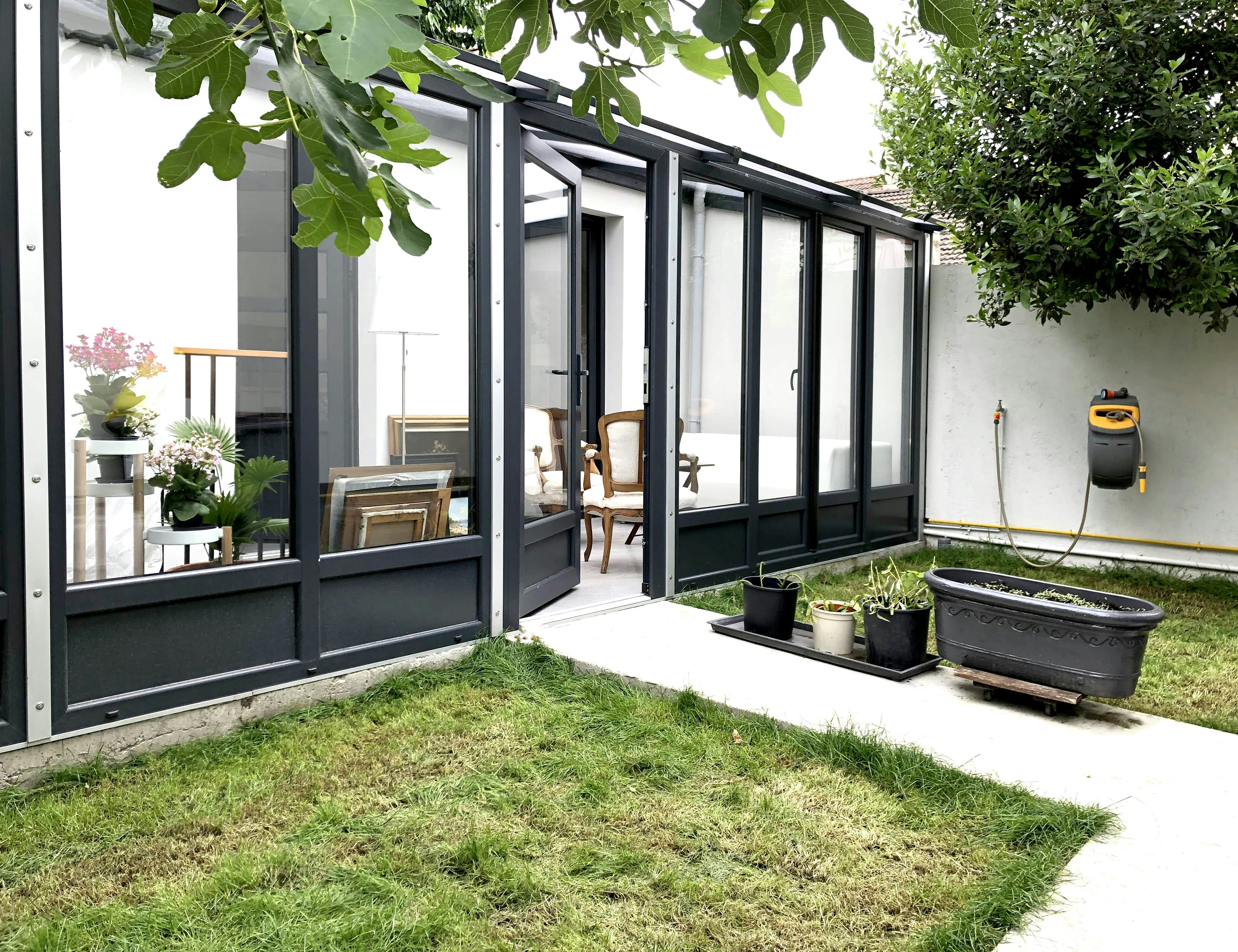 photo Rénovation avec véranda et intérieur Design Serero Architectes Urbanistes