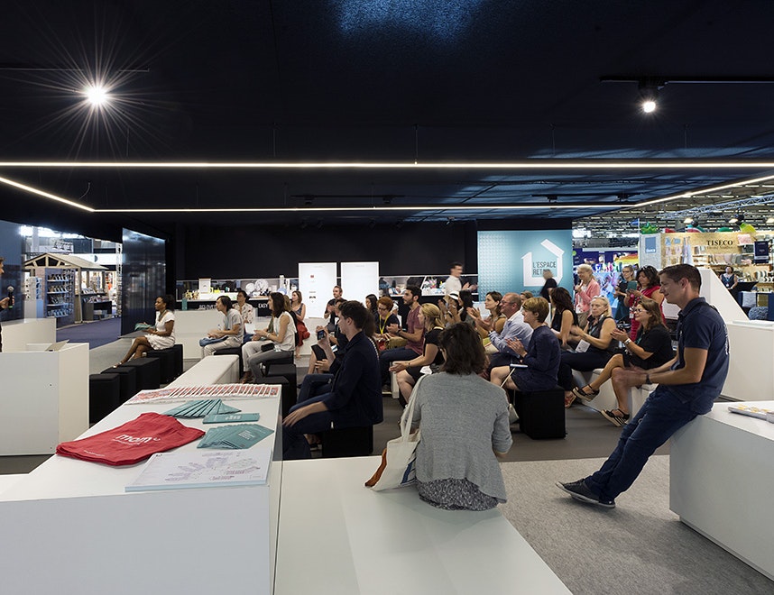 photo Scénographie : Retail salon Maison et Objet (2016) Supercraft